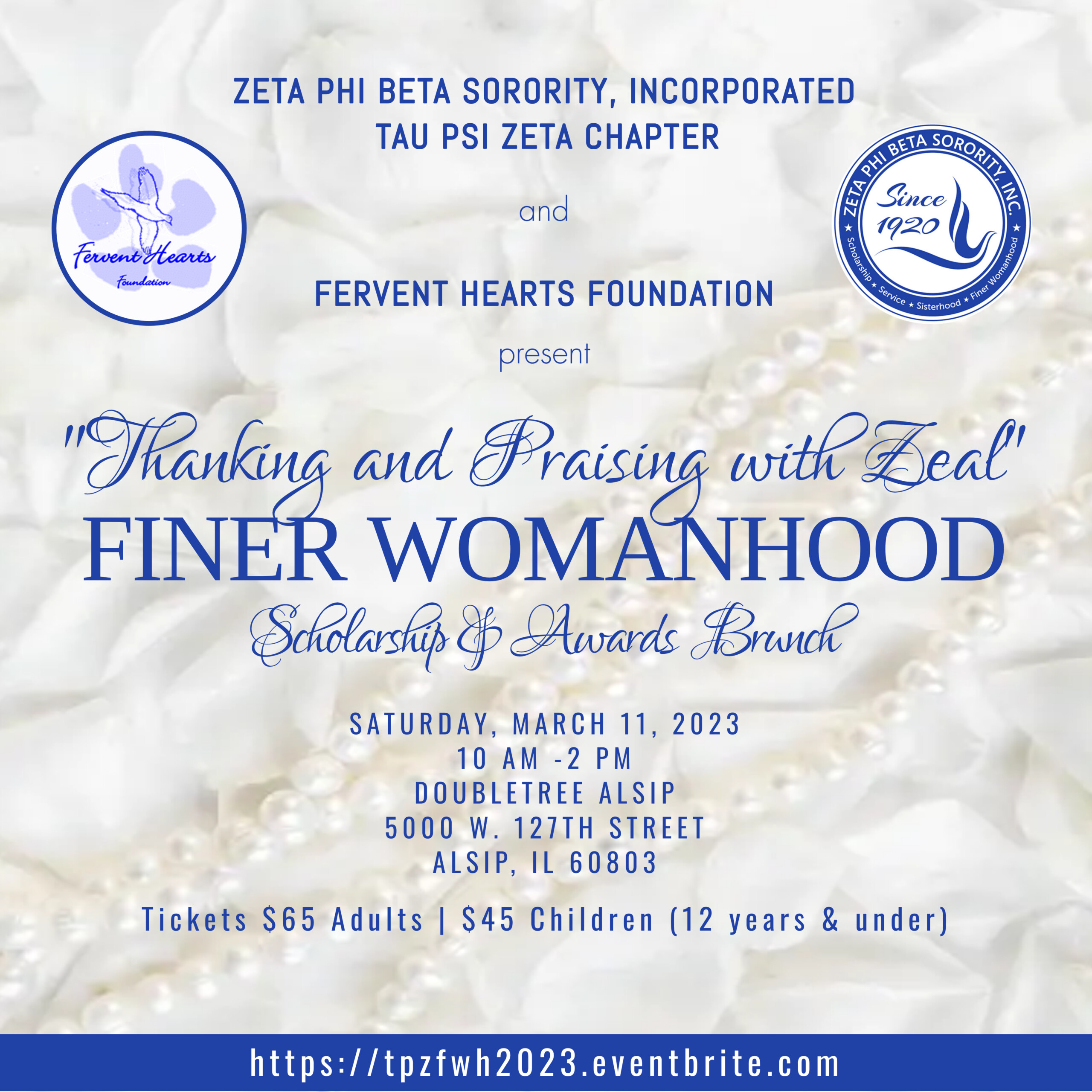 19th Annual Finer Womanhood Scholarship And Awards Brunch Tau Psi Zeta